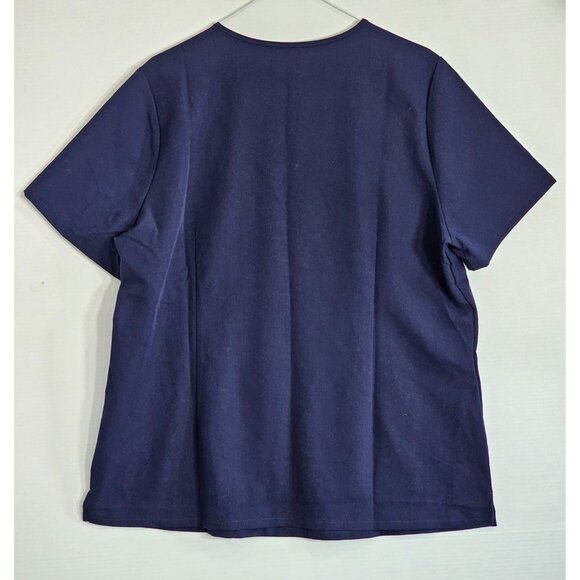 NWT Figs Women's Navy Blue Catarina One Pocket Medical Scrub Size XL 1707 - Picture 14 of 14